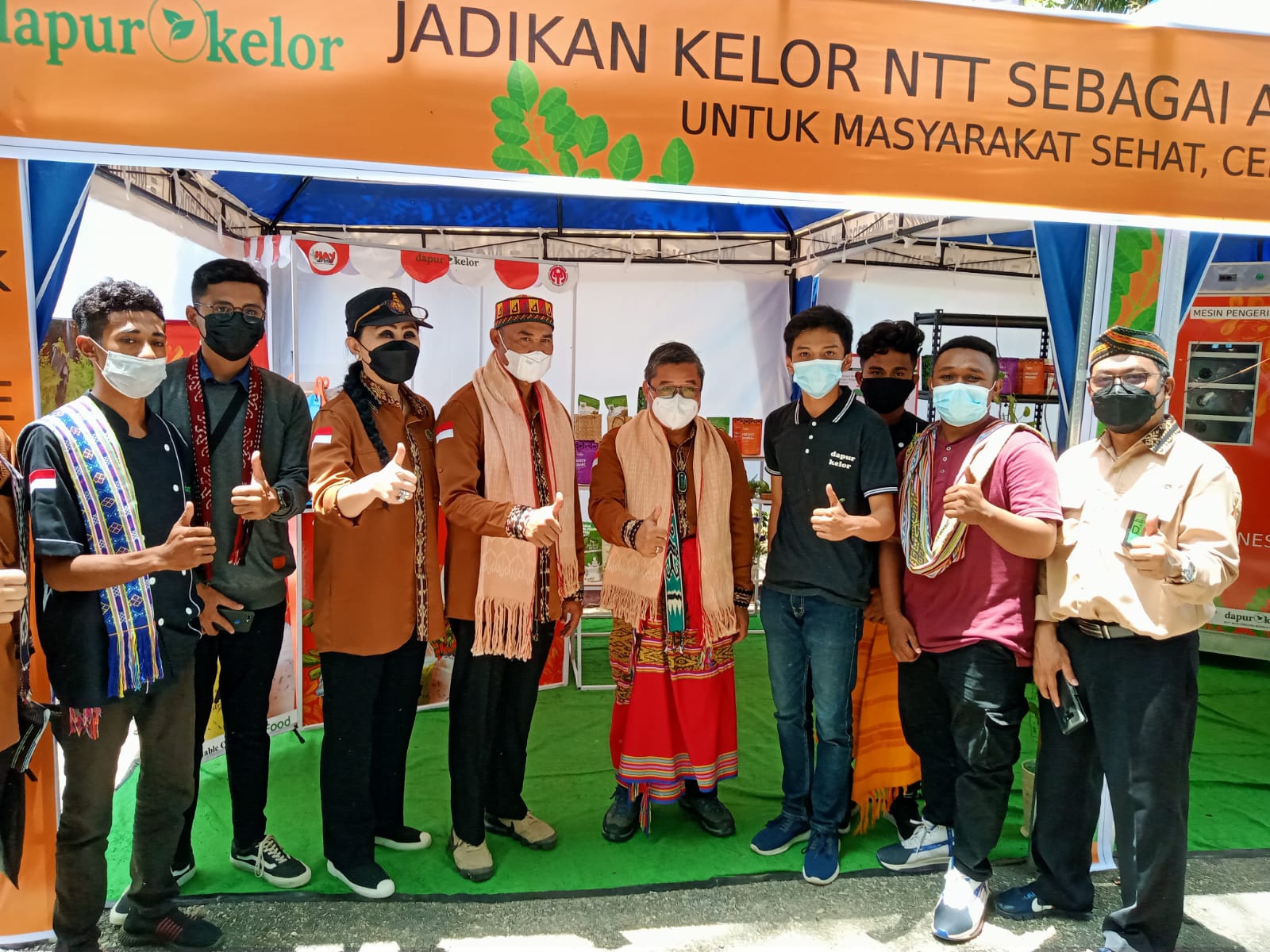 Gubernur NTT dan Ketua PKK Provinsi NTT dalam mendukung program kelor